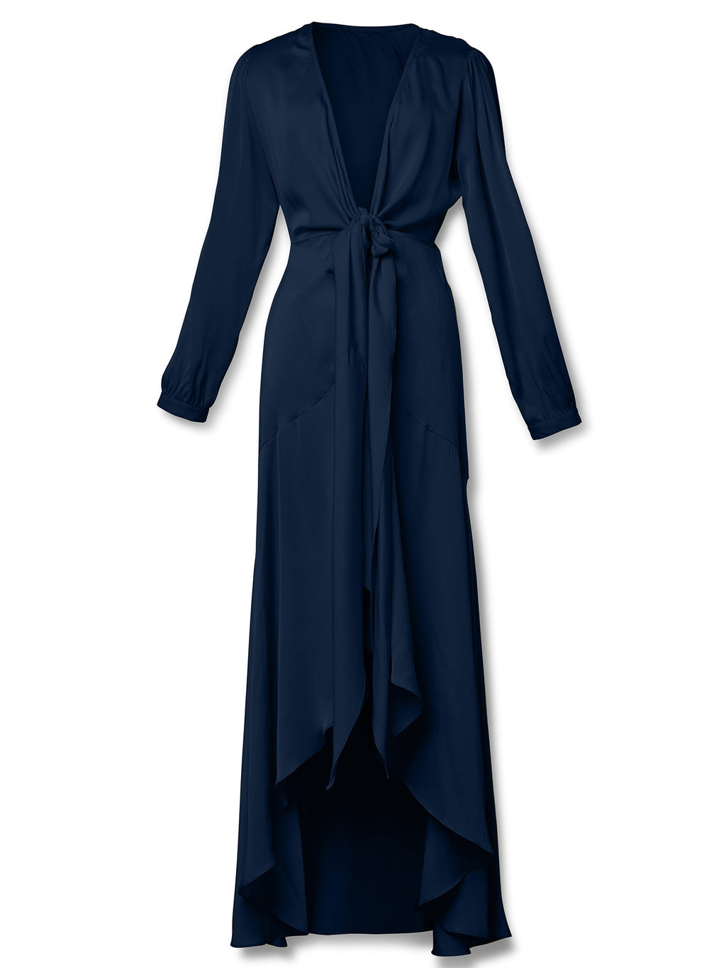 Ananda Long Dress - Navy