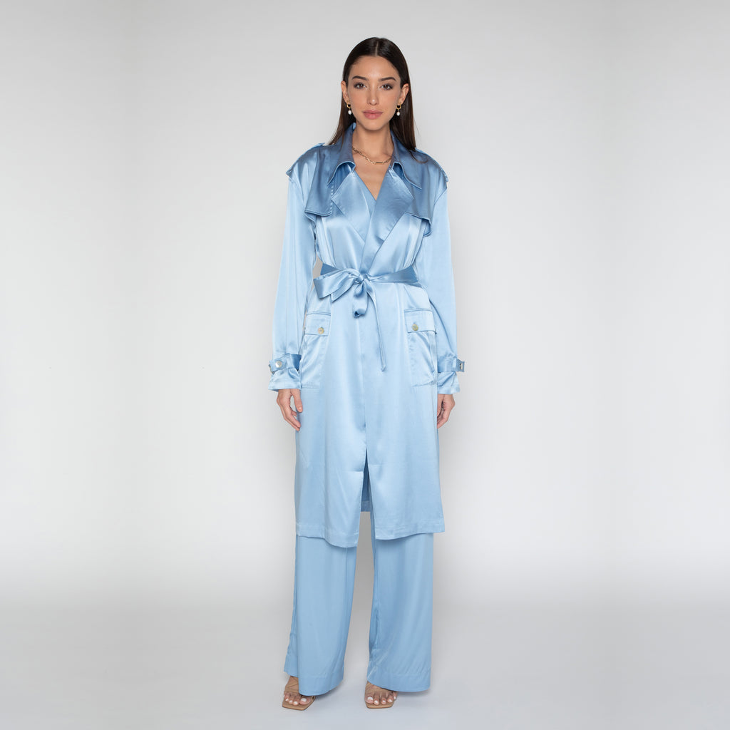 Kensington Trench Coat - Nouvelle / Silk95Five