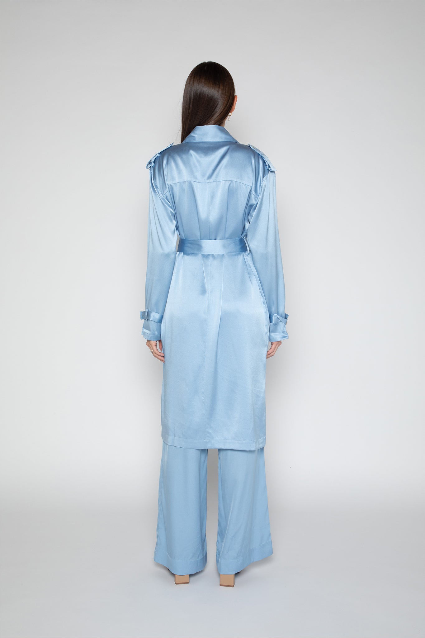 Kensington Trench Coat Chesterfield Green Size L