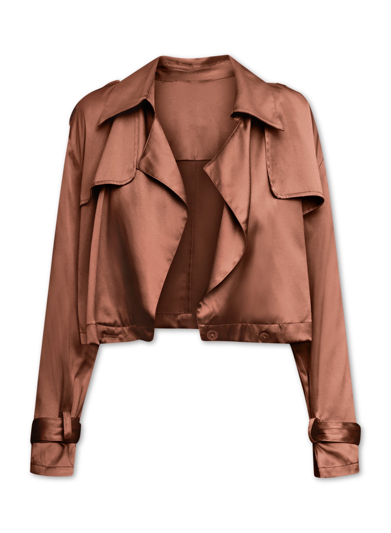 Kensington Trench Cropped - Nouvelle / Silk95Five