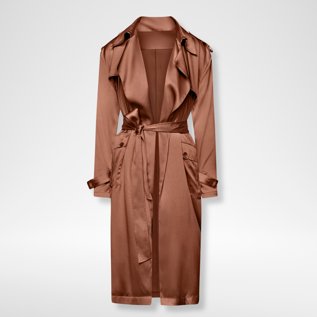 Kensington Trench Coat - Nouvelle / Silk95Five