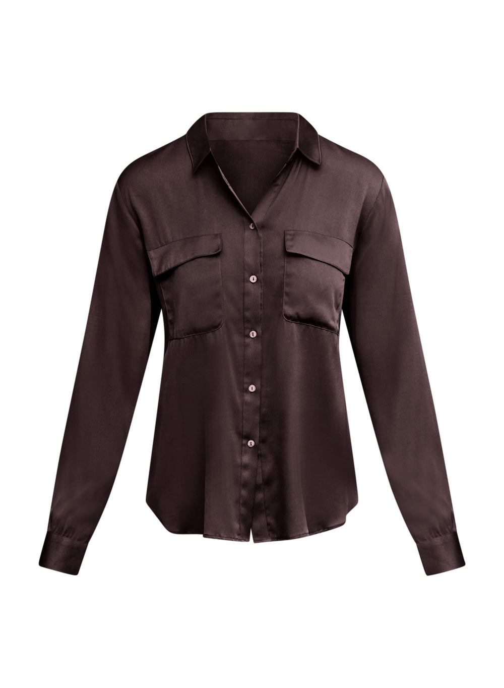 Camicia Monte Carlo con doppia tasca - Chocolate