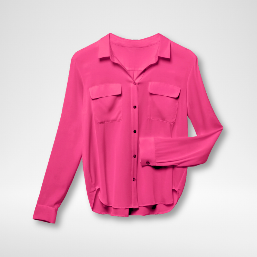 Camicia Monte Carlo con doppia tasca - Bougainvillea, Palm Beach Peony, Vivacious Pink, Miami Pink, Dusty Pink, Bubble Gum, Miami Shimmer