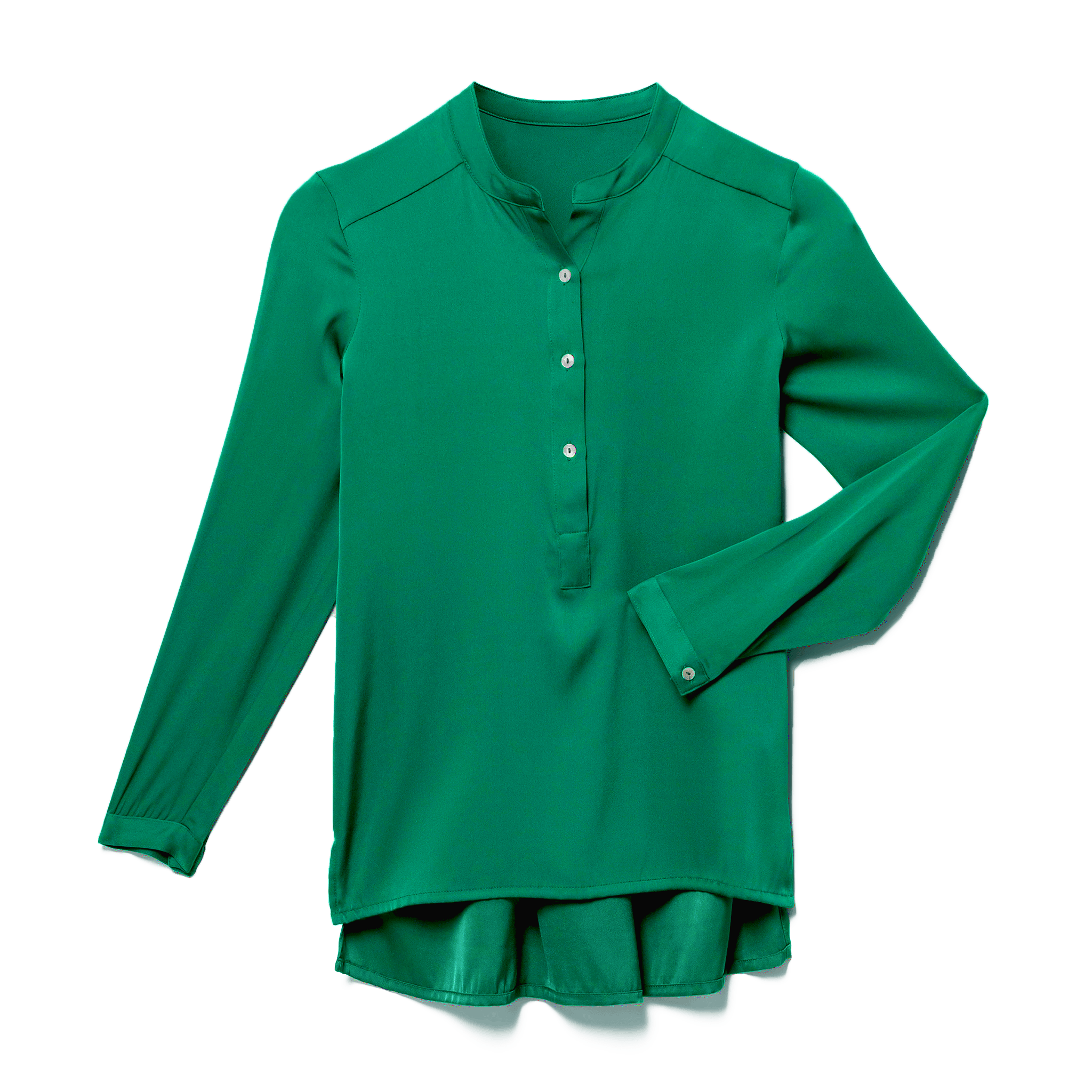 Montenegro Tunic Color: Emerald Green Size: XS