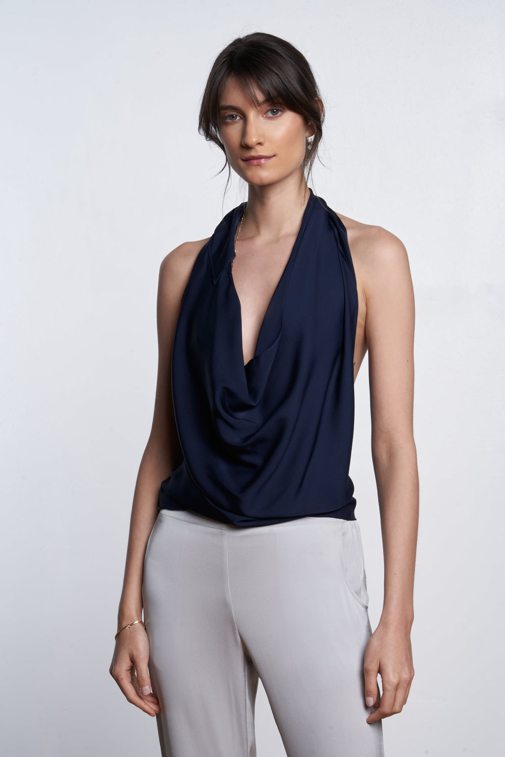 Puna Neckholder-Top - Navy