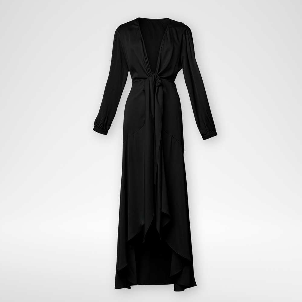 Ananda Long Dress - Noir