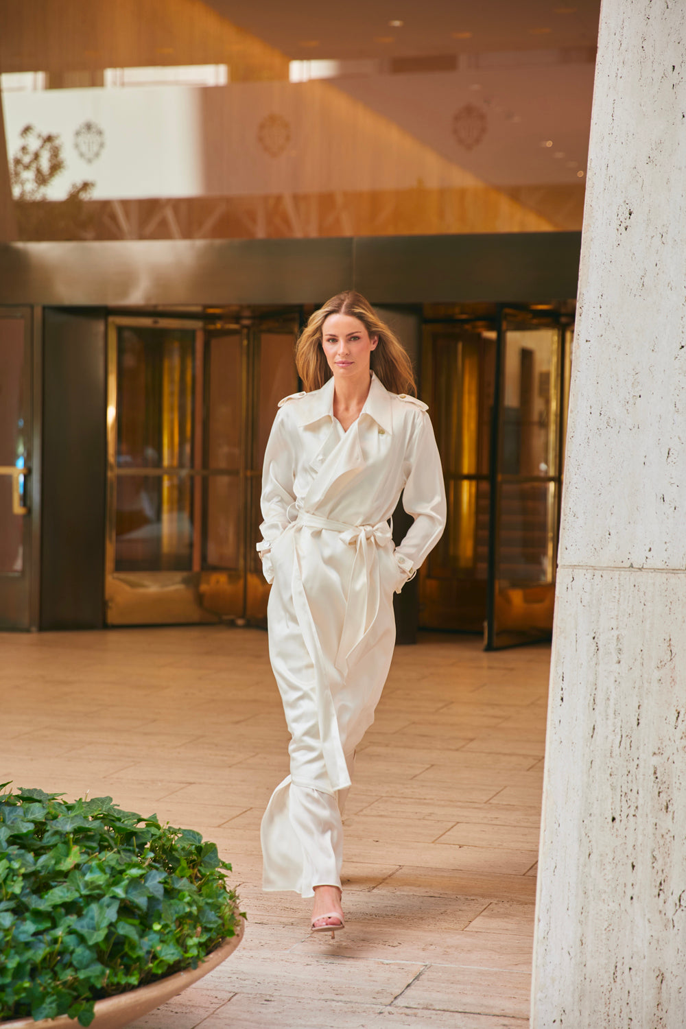 Kensington Trench Coat - Nouvelle / Silk95Five