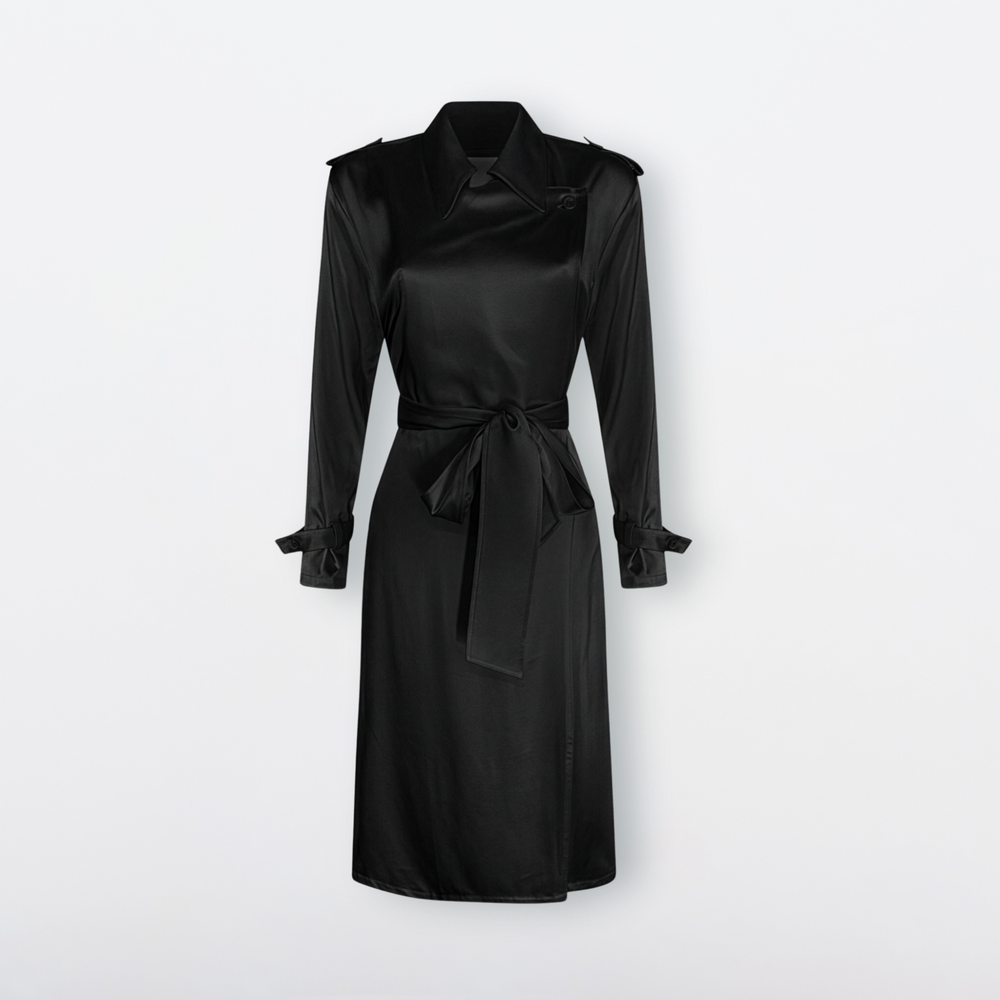 Soho Trenchkleid – Extra Stock - Noir