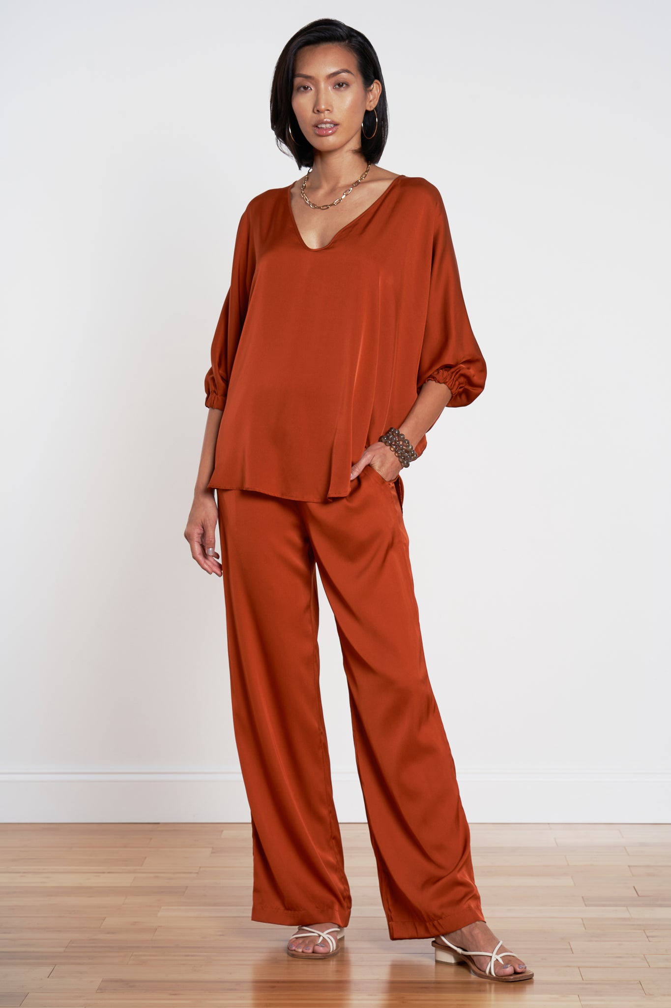 Amalfi Pants Noir Size L