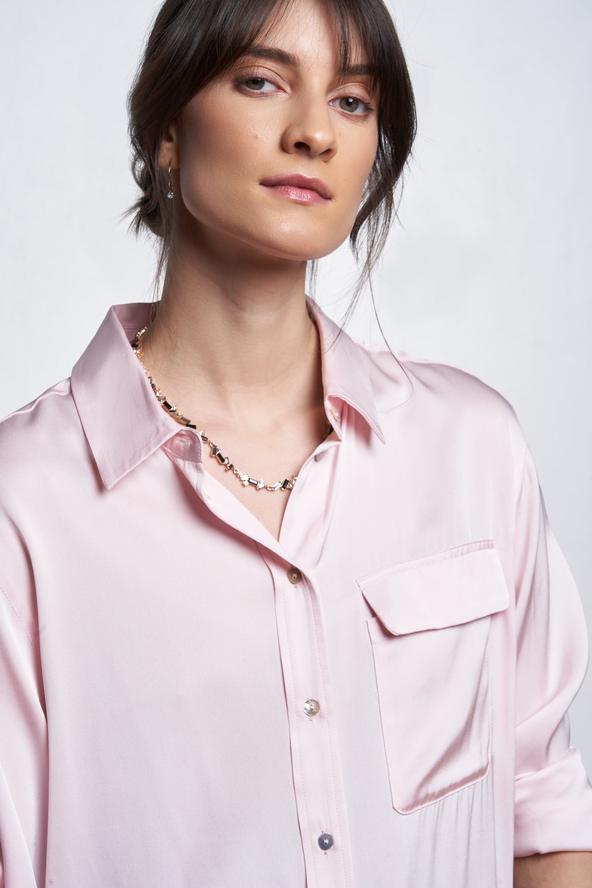 India Shirt Chocolate Size L