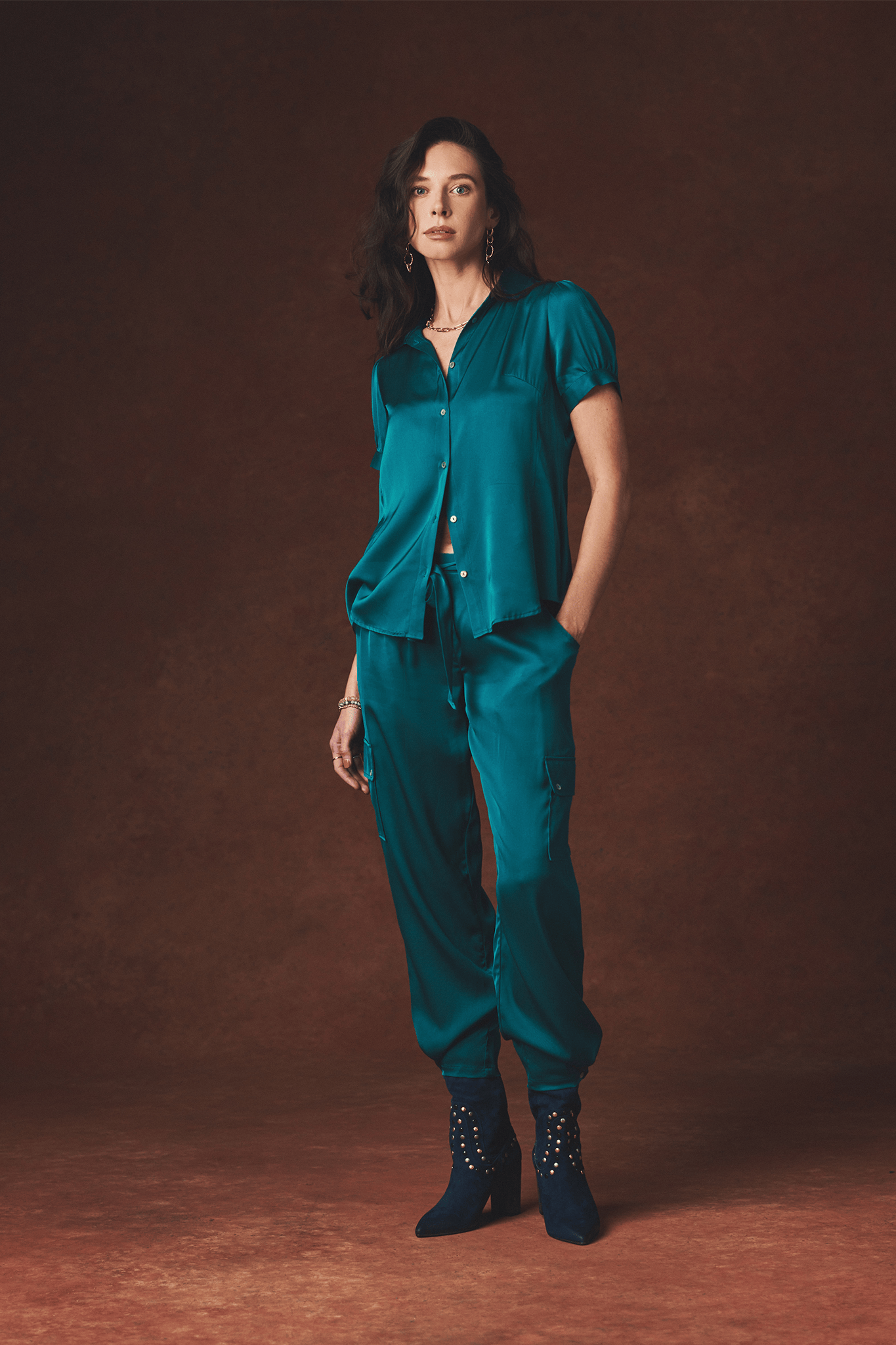 Jordan Cargo Pants Atlantica Blue Size L